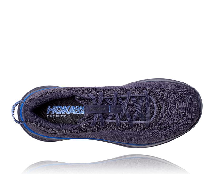 Tenis Hoka One One Hombre Azul Marino - Hupana Flow - RVJG27935